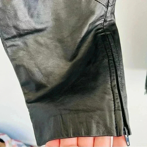 Vintage Danier Leather Pants High Waisted - Picture 6 of 12